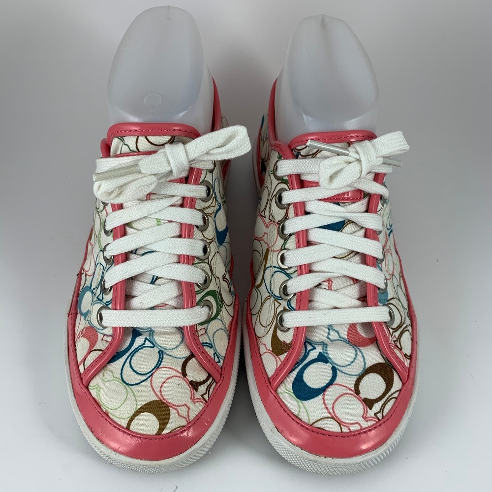 Coach ETTA Multicolor Tennis Shoes Sneakers Size 7 - Picture 2 of 6